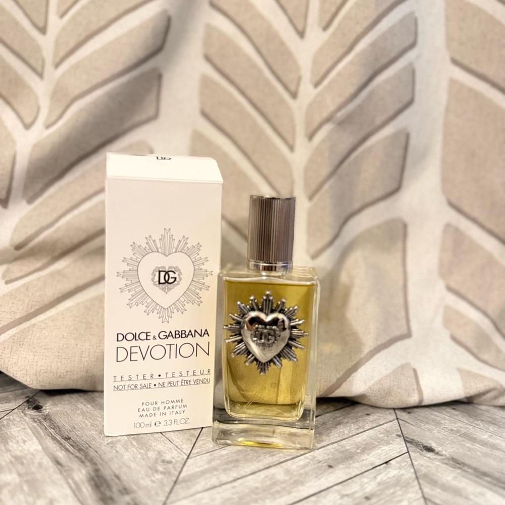 Men eau du perfum Dolce & Gabbana Devotion Fragrance with Silver Heart